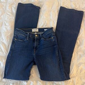 FRAME Denim Le High Flare Blue Jeans size 26